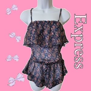 Whimsical Fairy Floral Tank Top